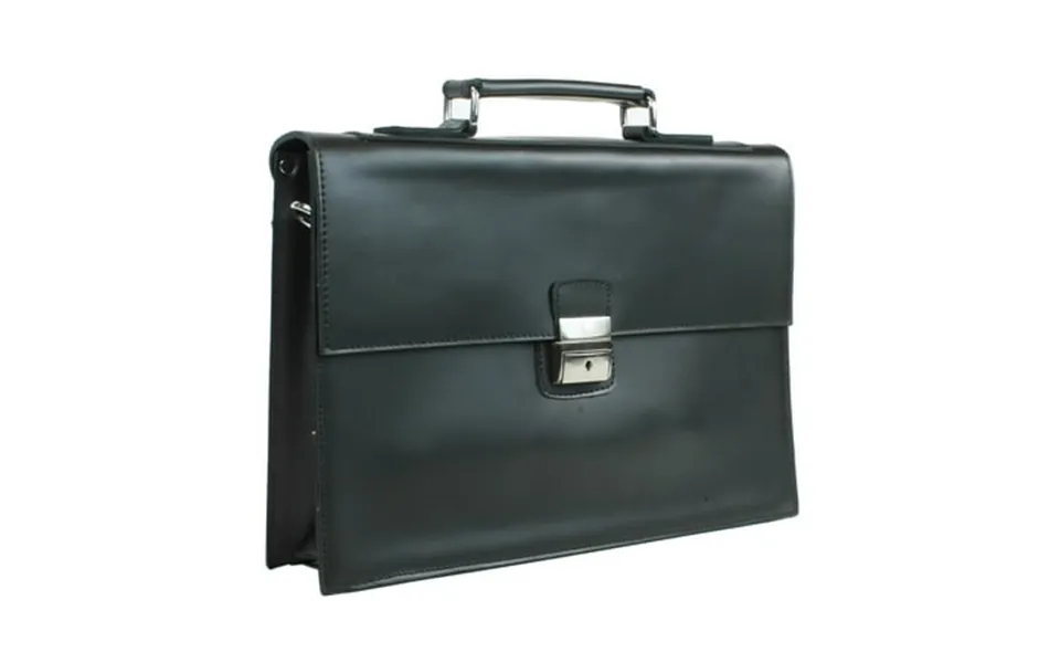 Vagarant Traveler 16 Slim Full Grain Leather Briefcase Laptop Bag W Latch Lock Lb26