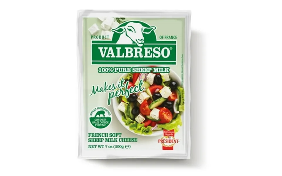 Valbreso French Feta Sheep S Milk Cheese 7oz 12 Pack