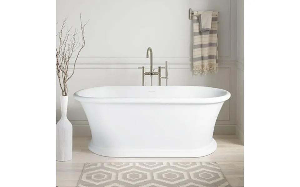 Vanity Art 67 X 32 Solid Surface Resin Stone Freestanding Bathtub