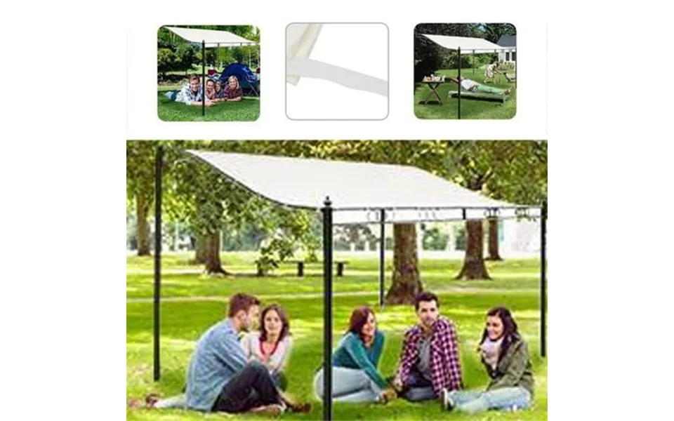 Vanlofe Home & Officewaterproof Garden Patio Awning Canopy Shade Cloth Tent Cover