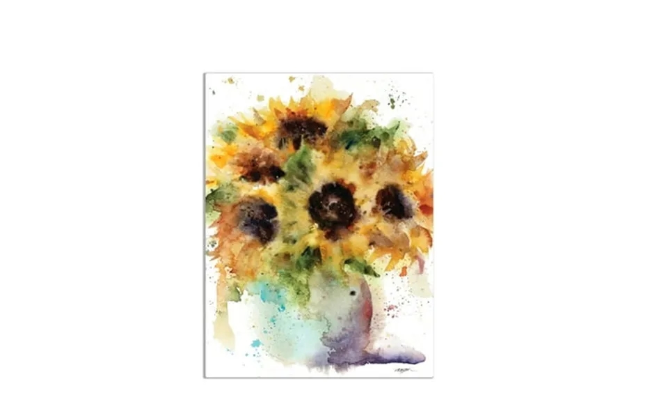 Vase Of Sunflowers Bright Yellow 500 Piece Paperboard Boxed Jigsaw Puzzle