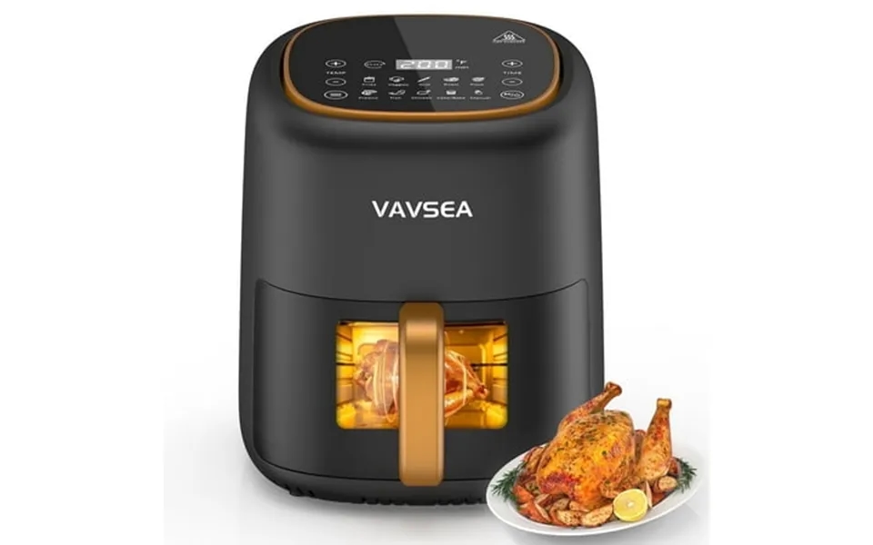 Vavsea 10-in-1 Air Fryer With Clear Window 1600w Hot Airfryer Oven With Digital Led Touch Screen And Non-stick Basket 6