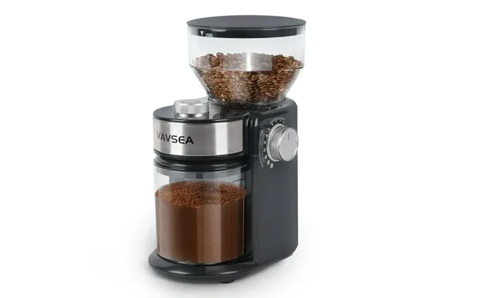 Vavsea Burr Coffee Grinder Electric Coffee Bean Grinder With 18 Precise Grind Settings 3-18 Cup For Espresso Drip Pour O
