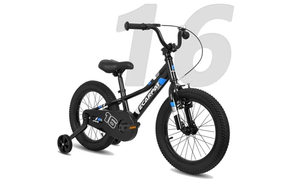 Vcitn Kids Bicycles 12 14 16 18 Inch 16 Inch 7-speed Kids Mountain Bikes Toddler Toys Bicycles With Training Wheel Black