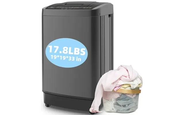 Veeboto 17.8lbs Portable Washing Machine Fully Automatic Compact Washer 10 Wash Programs Washer With Drain Pump Faucet A product image