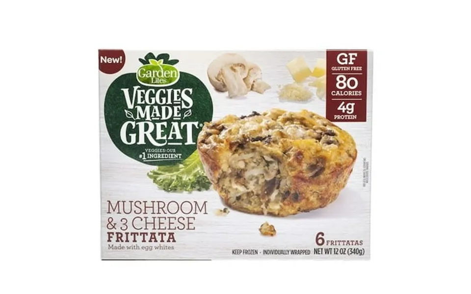 Veggies Made Great Mushroom And 3 Cheese Frittata 12 Ounce -- 8 Per Case