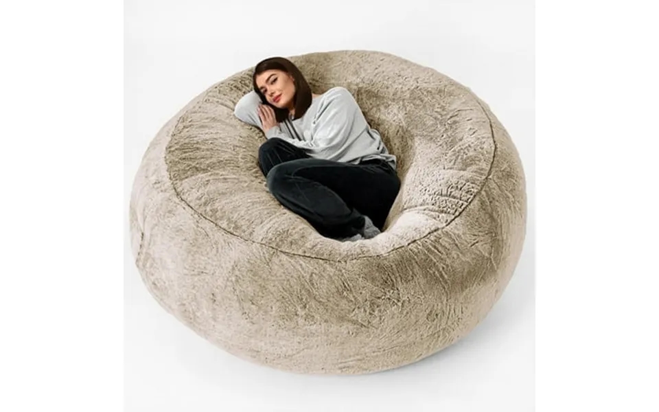 Velvet Chair Cover Large Circular Stretch Soft Fluffy Sofa Seat Cover For Living Room Bedroom Office Anti-slip Decorativ