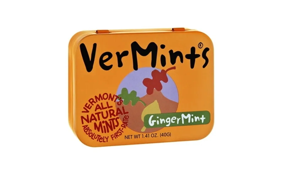 Vermints All Natural Gingermints 1.41-ounce Tins Pack Of 6 Value Bulk Multi-pack