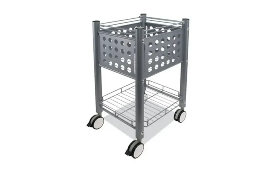 Vertiflex Sidekick File Cart Metal 1 Shelf 1 Bin 13.75 X 15.5 X 26