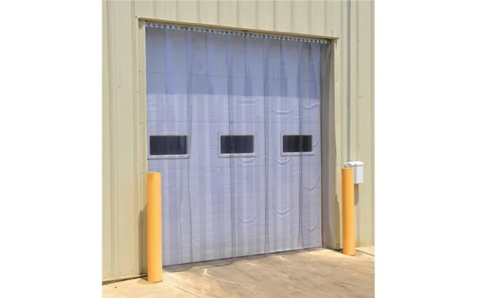 Vestil Manufacturing Tg-1200-f-h-108-120 108 X 120 In. Full Overlap Header Mount Vinyl Strip Door 0