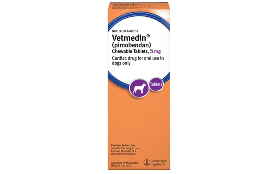 Vetmedin Pimobendan Chewable Tablets For Dogs 5 Mg