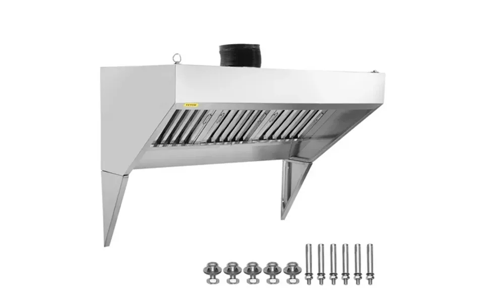 Vevor Commercial Exhaust Hood 7ft Food Truck Hood Exhaust 201 Stainless Steel