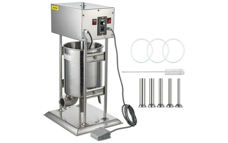 Vevorbrand 12l 58.4 Lbs Sausage Stuffer Ce&sgs Stainless Steel Vertical Sausage Maker Various Speed