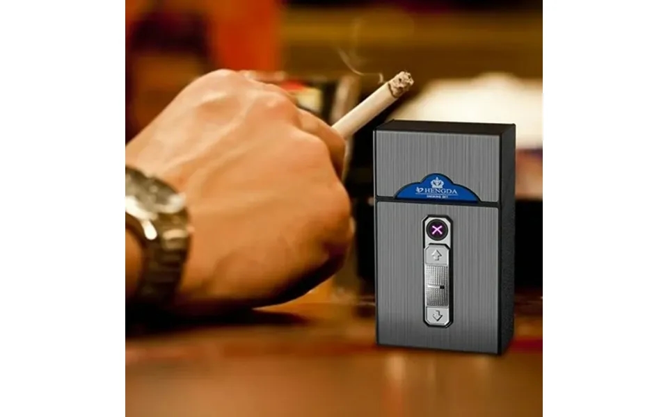 Vfedsrsge Usb Rechargeable Case Lighter Electronic Case For Outdoor Travel Camping Hiking Black