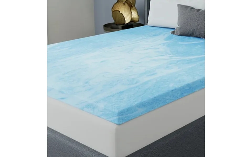 Vibe 3 Gel Swirl Memory Foam Mattress Topper Queen