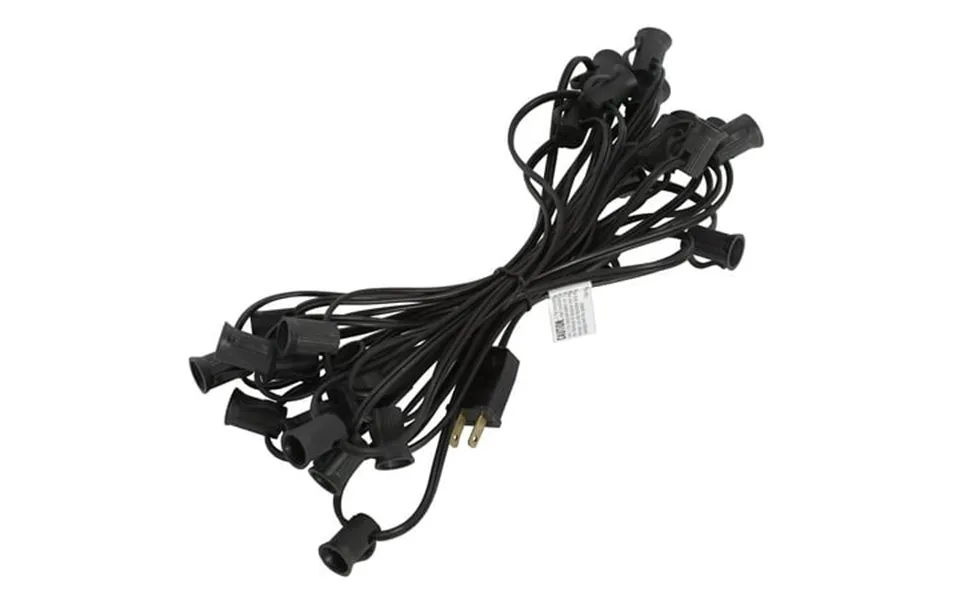 Vickerman 1000 C9 Socket String With 1000 C9 Sockets On Spt2 16 Gauge Black Wire