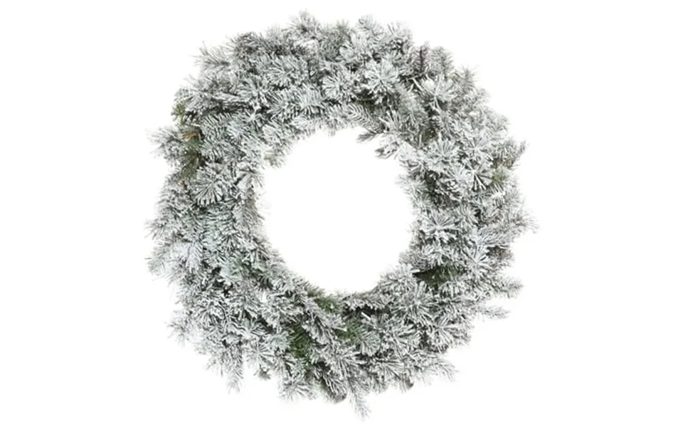 Vickerman 30 Flocked Kiana Artificial Christmas Wreath Unlit