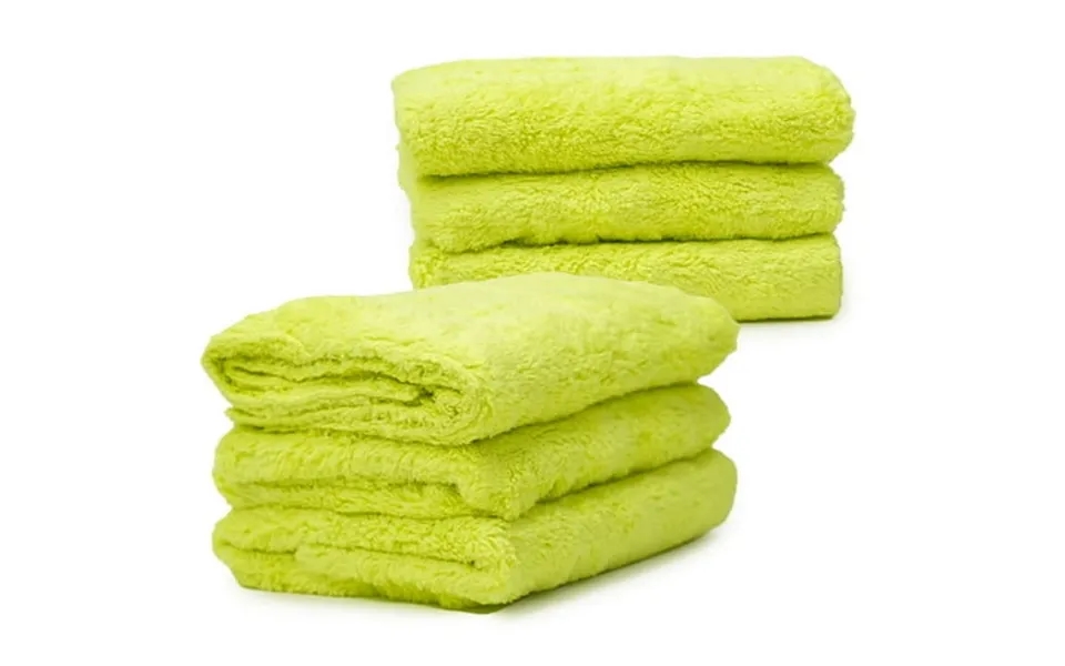 Vicrez Auto Care Vac120 Super Soft Microfiber Dryer Towel 16 X 16 Lime Green Pack Of 6