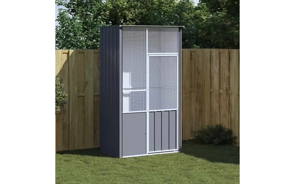 Vidaxl Bird Cage Anthracite 45.3 X30.7 X78.7 Galvanized Steel