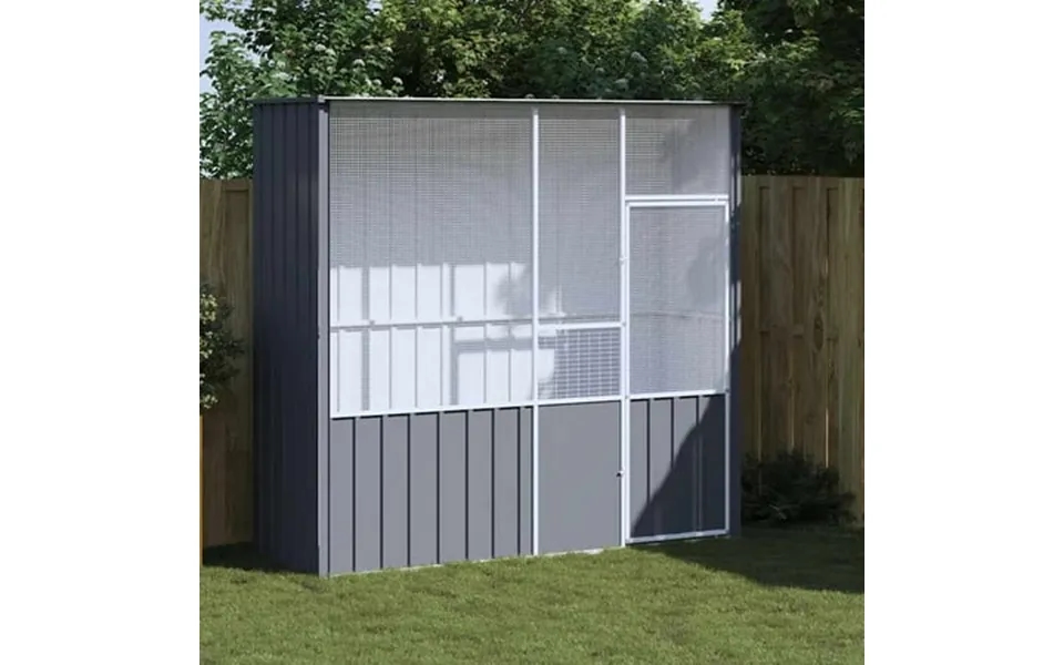 Vidaxl Bird Cage Anthracite 84.6 X30.7 X78.7 Galvanized Steel