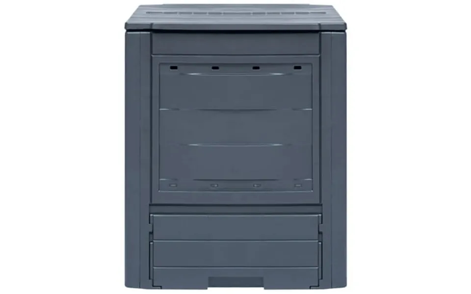 Vidaxl Garden Composters 3 Pcs Gray 23.6 X23.6 X28.7 206.1 Gal