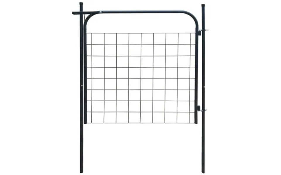 Vidaxl Garden Fence Gate 39.4 X39.4 Fencing Door Barrier Anthracite Green