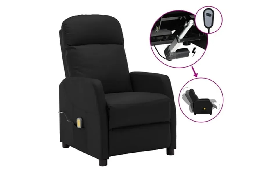 Vidaxl Massage Chair Massaging Recliner Push Chair For Elderly Faux Leather