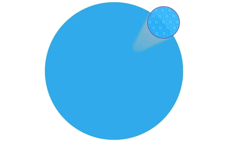 Vidaxl Pool Solar Cover Solar Blanket Pool Winter Pool Heater Cover Round 8ft