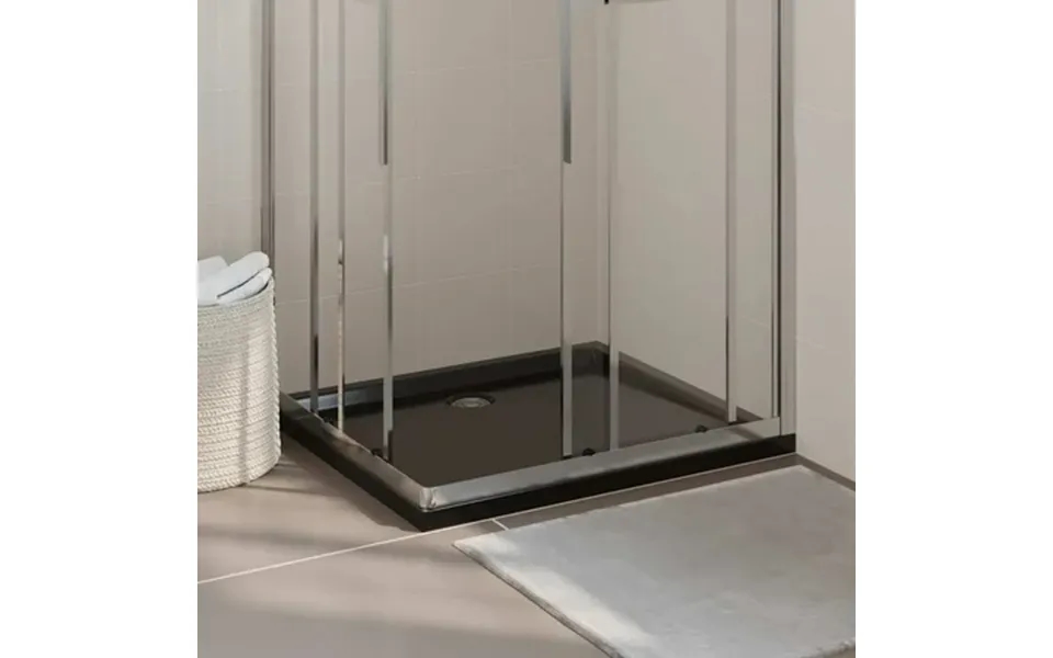 Vidaxl Shower Base Pan With Center Drain Shower Tray Bath Pan Abs Rectangular