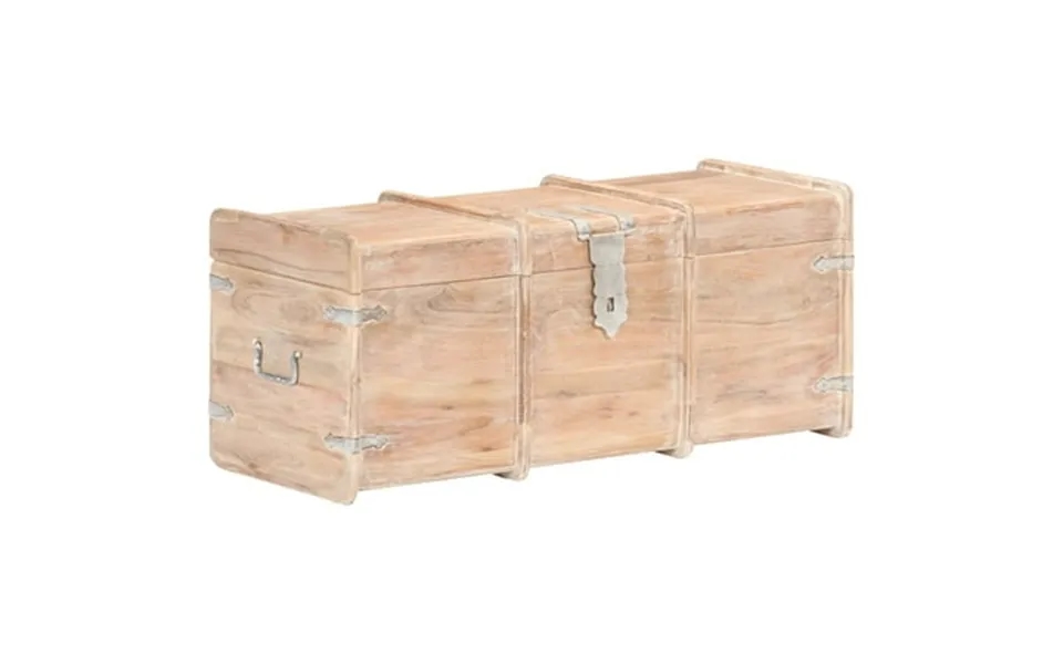 Vidaxl Storage Chest Storage Trunk With Latch For Bedroom Solid Wood Acacia