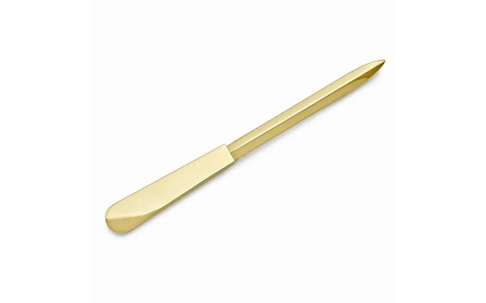 Vintage 6 Easyglide Letter Envelope Opener In Polished Classic Gold Finish