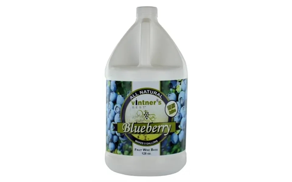 Vintner S Best Fruit Wine Base Blueberry 128 Oz Plastic Jug