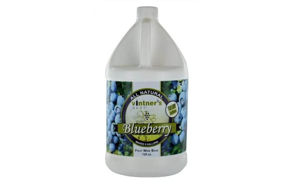 Vintner S Best Fruit Wine Base Blueberry 128 Oz Plastic Jug