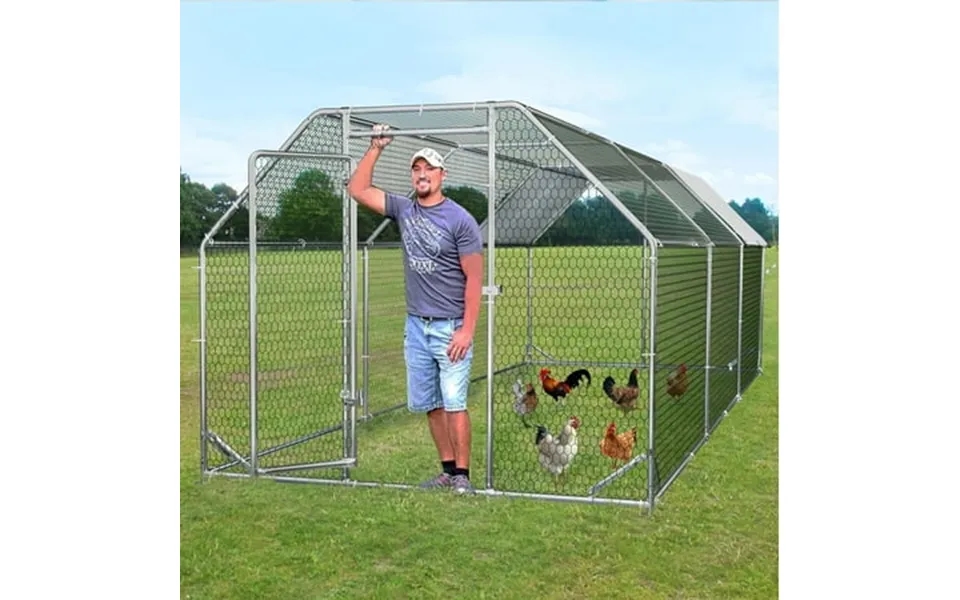 Vitesse Large Metal Chicken Coop Walk In Wire Chicken Coops Runs