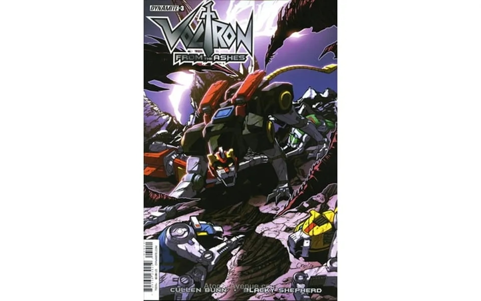 Voltron From The Ashes 3 Vf Dynamite Comic Book
