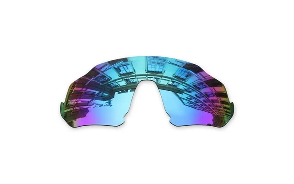 Vonxyz Ice Mirrorcoat Polarized Lenses Replacement For Oakley Flight Jacket Oo9401 Sunglass