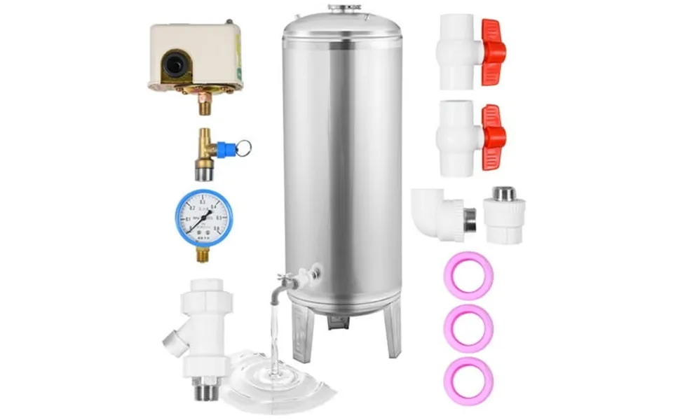 Waasoscon Stainless Steel Water Pressure Tank 250l Water Storage Pressure Tank Well Water Reservoir Heavy Duty Pressure