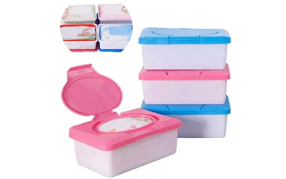 Walbest Portable Travel Friendly Baby Wipe Holder Pink