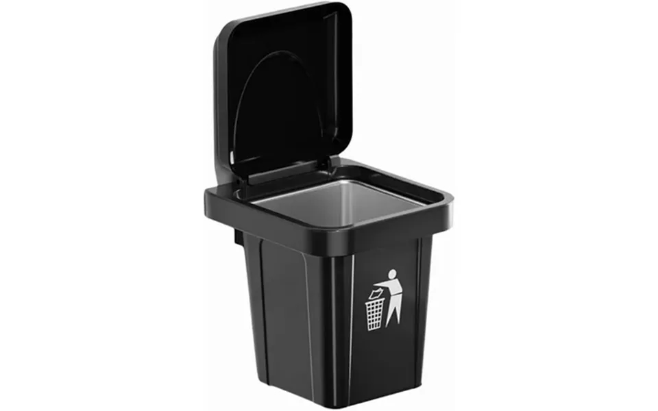 Wall Mounted Ash Bin Wall-mounted Ashtray With Lid Black