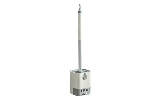 Wall Mounted Toilet Brush Set - Drip-free Base & 20.9 Handle Nylon Bristles For Concealed Bathroom Storage product image