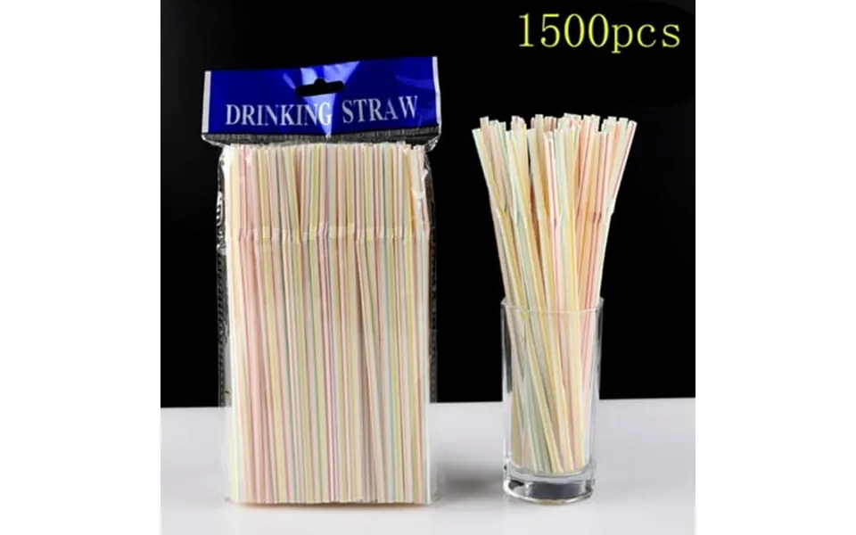 Wanfds 1500 Pcs Plastic Straws Disposable -straws Drinking Plastic -bendy Straws -flexible Bendable Drinking Straws B