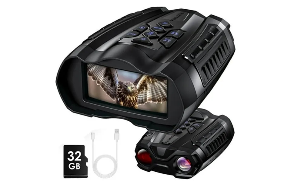 Warmtuyo Night Vision Goggles 10x Digital Zoom 9 Level Infrared Hunting Binoculars For Adults 3