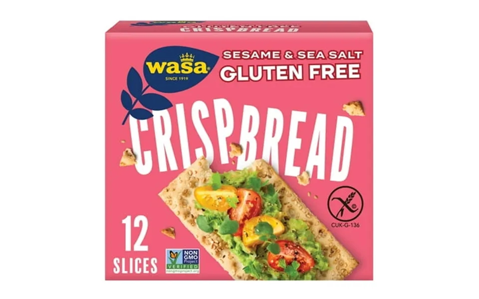 Wasa Gluten Free Sesame And Sea Salt Swedish Crispbread 6.1 Oz