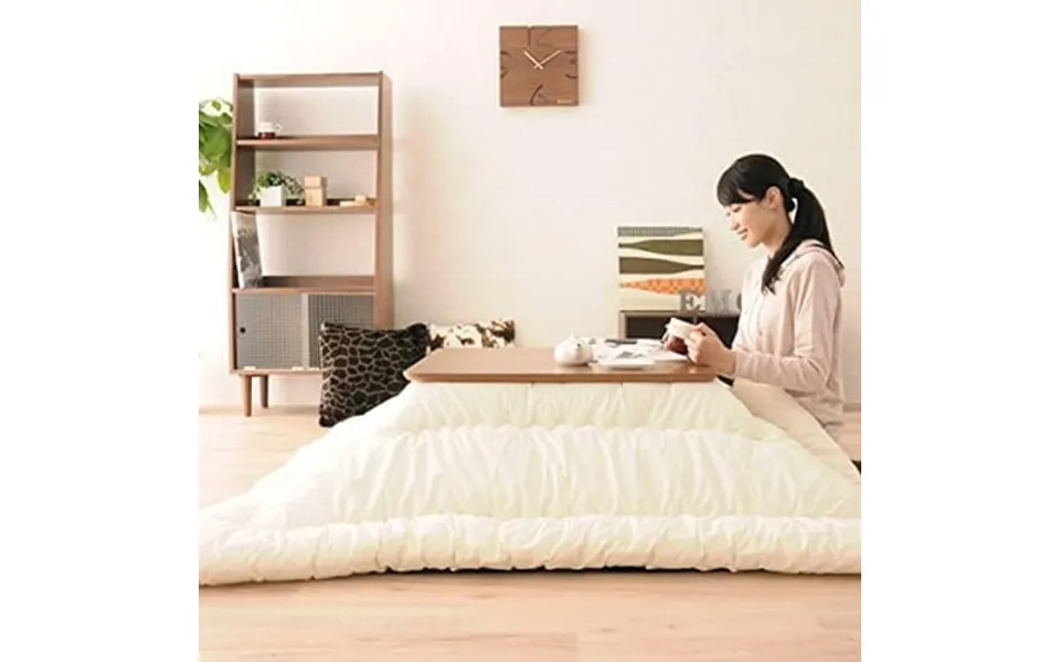 Washable Kotatsu Futon Comforter Uncovered Square 73x73in Made In Japan