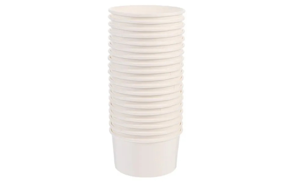 Washwepe Paper Dessert Containers 100pcs 3oz 2.8x2.8x1.8in