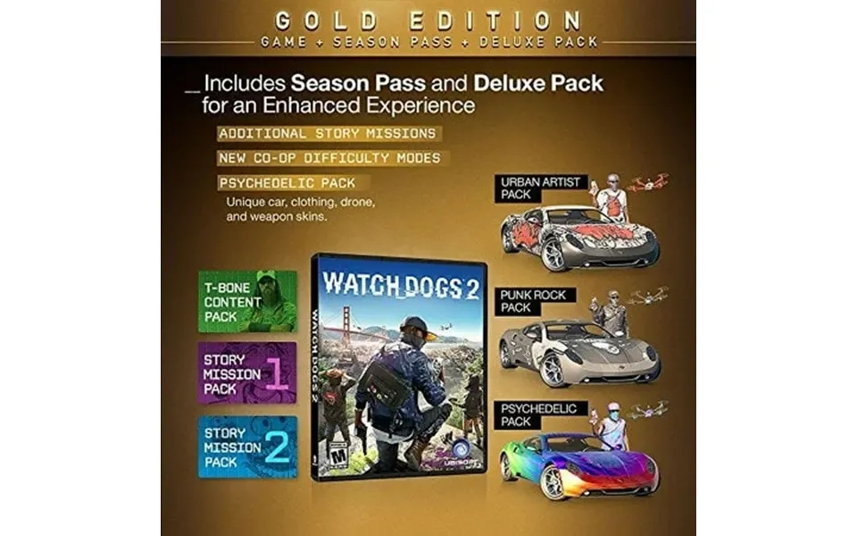 Watch Dogs 2 Gold Edition Ubisoft Xbox One 887256022839