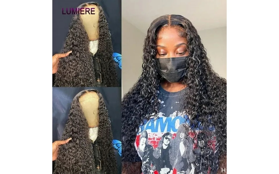 Water Wave Lace Front Wig 13x4 Lace Front Human Hair Wigs For Black Women 28 Inch Hd Wet And Wavy Water Wave Lace Fronta