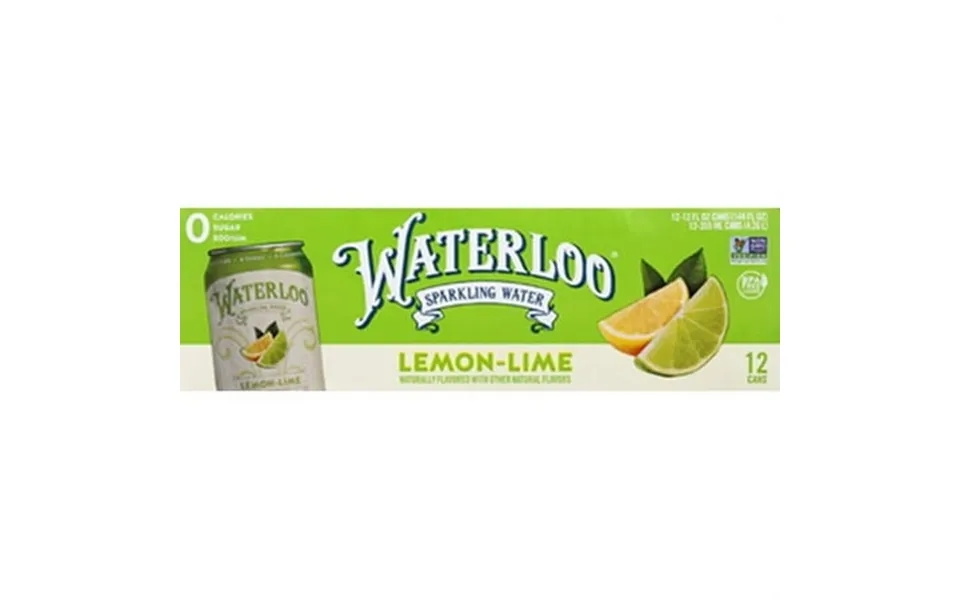 Waterloo S Lime Sparkling Water - Case Of 2