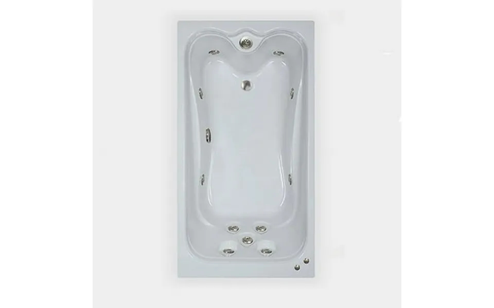 Watertech Acrylic 60 In. X 32 In. Elite Series Drop-in Whirlpool Tub - Bone