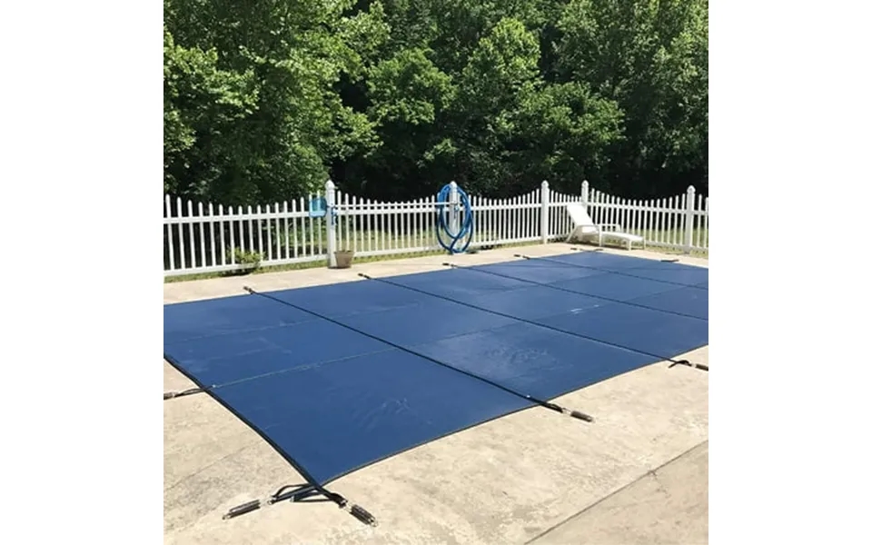 Waterwarden Inground Mesh Pool Safety Cover For An 18’ X 36’ Rectangle Pool 20-year Warranty